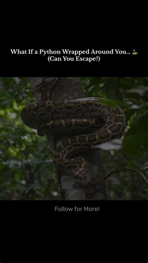 Saksham Sharma on Instagram: "You feel something tighten around your leg… then your waist… then your chest. 😨💀 Before you realize it, a 7-meter python has coiled around you, squeezing tighter with every breath. Panic? BAD IDEA. Move wrong? GAME OVER. Here’s what REALLY happens & how you might survive! 👇 🐍 10 Terrifying Facts About a Python Attack: 1️⃣ It STRIKES in a Flash ⚡🐍 – Pythons can lunge faster than you can blink and coil around you in seconds! 2️⃣ No Way to Pry It Off 🖐️❌ – Their 