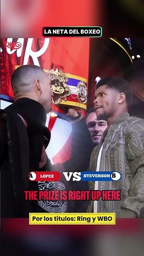 🔥 The heat is on! First face-off between Teofimo Lopez and Shakur Stevenson. #boxing #boxeo