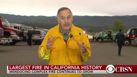 Mendocino Complex Fire now the largest in California history