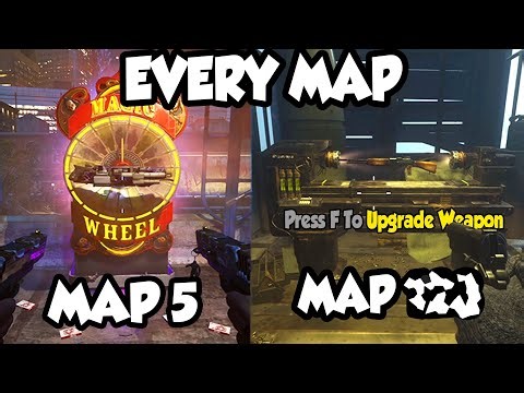 How Fast Can I PACK-A-PUNCH A Mystery Box Weapon On Every Non Treyarch Zombies map? (AW - MWZ)