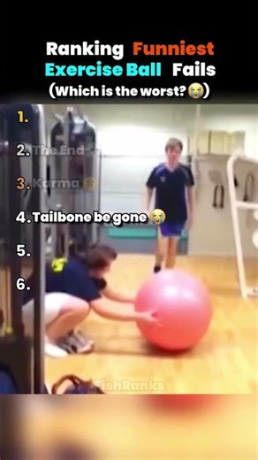 Ranking Funniest Exercise Ball Fails #usa