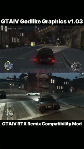 GTA 4 RTX Remix vs Godlike Graphics… INSANE Difference 😱🔥#gta4 #gtaiv