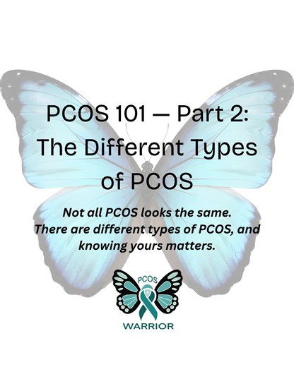 PCOS isn’t the same for everyone, and that’s important. There are different types of PCOS, and many people experience a mix. Understanding what’s happening in your body can make managing symptoms feel less overwhelming. Save this for reference ✨ Part 3 coming soon. #fyp #pcos #pcoswarrior
