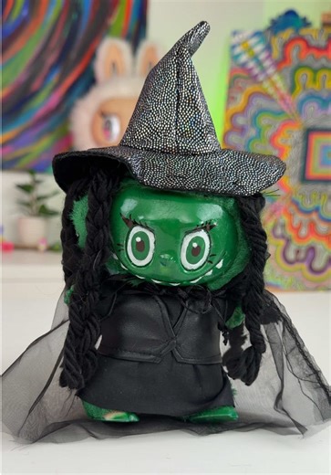 Turning Elphaba into a Custom Labubu Doll
