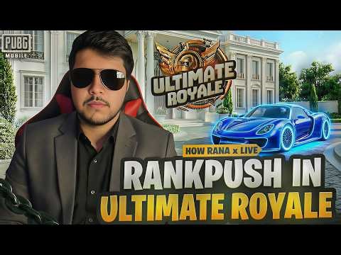 Middle East First Legend On #1 PUBG Mobile | HOW RANA x LIVE