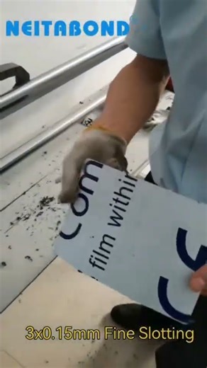 NEITABOND® Groove & Bend 3mm ACP Sheets #alucobond#acm#aluminumcompositepanel#dibond#claddingfacades