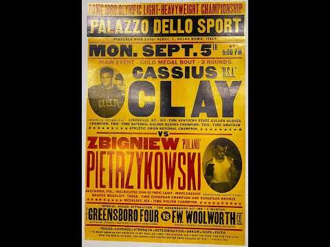 Cassius Clay vs Zbigniew Pietrzykowski September 5,1960 Olympics Gold Medal Fight
