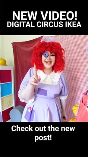 NEW VIDEO! TADC at IKEA!💕 #ikea #digitalcircus #tadc #amazingdigitalcircus #pomni #jax #cosplay