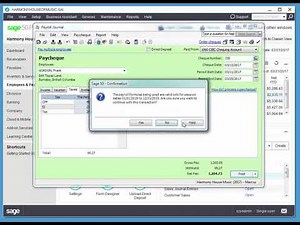 Sage 50 Payroll: Paying employees
