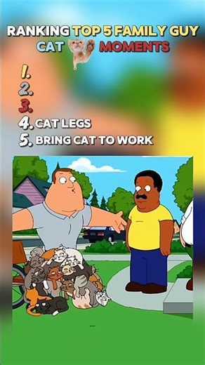 “TOP 5 FUNNIEST Family Guy CAT MOMENTS 🐱💀 (WAIT FOR #1 😂)”