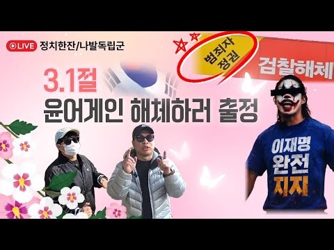 3.1절에 윤어게인 집결? 한빵에 뽀내뻐려🫡