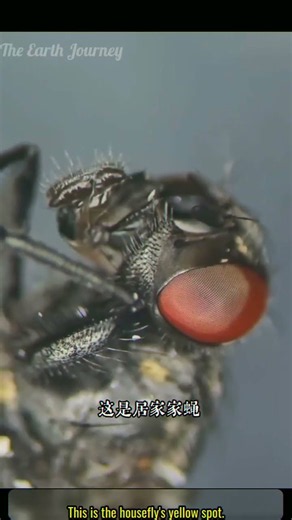 What a Housefly ACTUALLY Looks Like Under a Microscope! #shorts