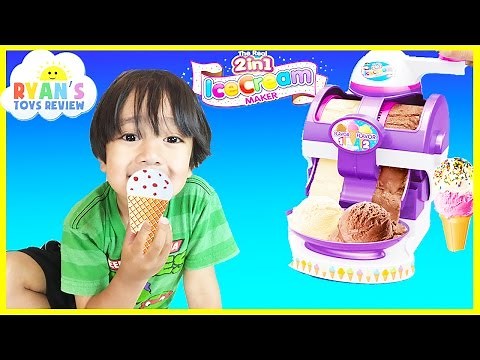 ICE CREAM MAKER Cra-Z-Art The Real 2 in 1 Ice Cream Machine Toy