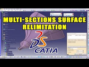 How to use Relimitation in Multi-sections surfaces in CATIA V5