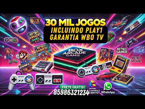 🎮 Box Arcade Games: 30 MIL JOGOS! Retro Nostálgico + Bônus EXCLUSIVO! 🚀🔥