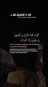 148K views · 10K reactions | • Al-Kahfi❤️ Semoga berlimpah pahala, keberkahan & kebaikan爐 #alkahfi #alkahfitime #surahalkahfi #quranrecitation #quran_alkarim #ngaji #jumatberkah | Al-Quran Online | Facebook