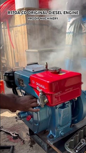 1st time start new CD ORIGINAL DIESEL ENGINE. #prodipmachinery #machine #agriculture