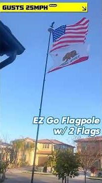 How to fly 2 flags on flag pole? #flags #howto