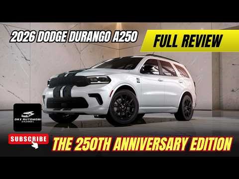 2026 Durango GT America250 Revealed: Stars, Stripes, and 360HP