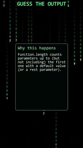 JS Weird: function .length with defaults