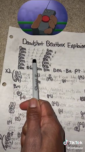 Deadshot Beatbox Explained #Verbalase #Deadshot #Beatbox #BeatboxChallenge #Challenge #CartoonBeatboxBattles #Cartoons #TBT #Cool #Writing #Original #Voice #YouTube #YouTuber #Subscribe