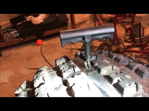 How to plug a any tire (multiple plugs in one hole)