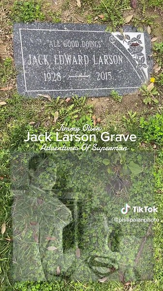 Exploring Jack Larson's Grave at Rose Hills Cemetery