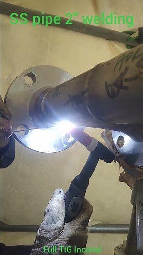 Satisfying TIG Welding on 2" Inconel Flange Butt Joint | Smooth Weld Beads