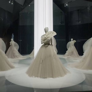 From the initial 'Christian Dior' section providing a biographical introduction to the founding couturier, to 'Dior in Britain' examining his personal love of England and 'The Ballroom' celebrating the fantasy of spectacular soirées, take a look at the 'Christian Dior: Designer of Dreams' exhibition as it unfurls through the V&A in 11 themed spaces, and find out more on.dior.com/designerofdreams. | Dior