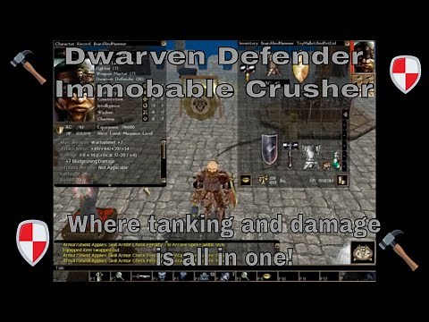 Neverwinter Nights 1 Builds: Dwarven Defender Immovable Crusher