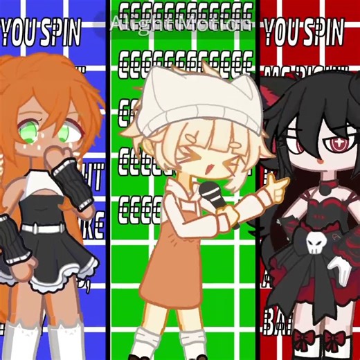 YOU SPIN ME RIGHT ROUND/ib:@ell_xixii #gacha #trend #song #gachatweening #shorts #memes #edit #funny