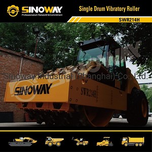 [Hot Item] 14ton Hydraulic Smooth Drum Vibratory Road Roller Ride-on Single Padfoot Drum Vibrating Roller