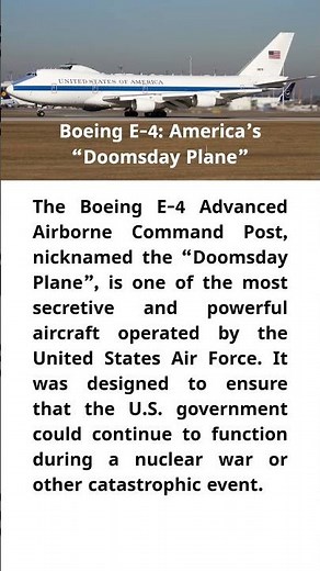 Boeing E4 Advanced Airborne Command Post (AACP) | USA Iran News