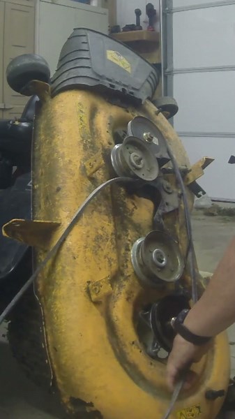 How to replace 42" Mower Deck Belt Cub Cadet, Craftsman Pro, Husqvarna and More...