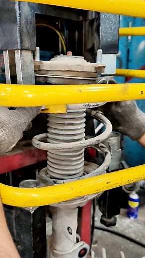 Shock absorber mount replacement #auto #mechanic #automotive | Auto Technician