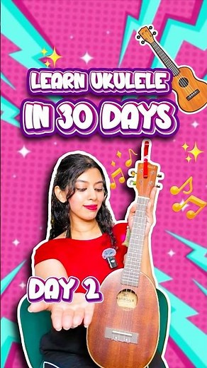 30 Days Ukulele Challenge - Day 2 | Learn Ukulele Easy 🎸 #shorts