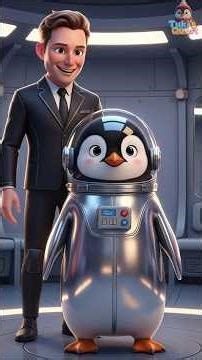 Elon Musk Launching a Penguin to Space