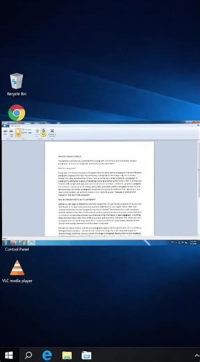 WordPad File Tab - Print Preview #computer #windows #computereducation #gk