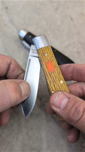 Two Pocket Knives, One Perfect Sound #shorts #asmr