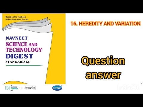 heredity and variation class 9 exercise । 16 heredity and variation class 9 exercise ।9th science 16
