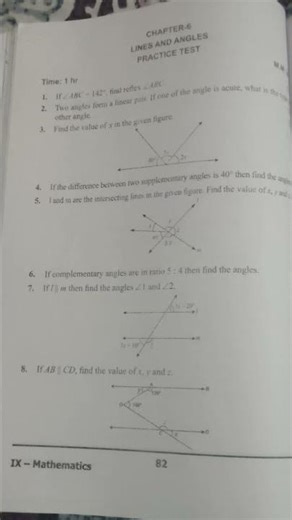 Practice paper class 9th CBSE Maths