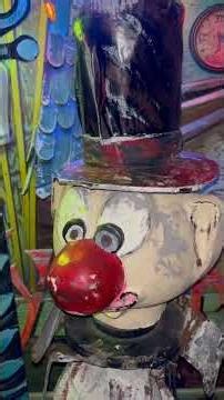 The Drunk and the Lamppost from the Keystone Kops Dark Ride on Hunt's Pier