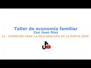 14 - Consejos para la declaración de la Renta 2020