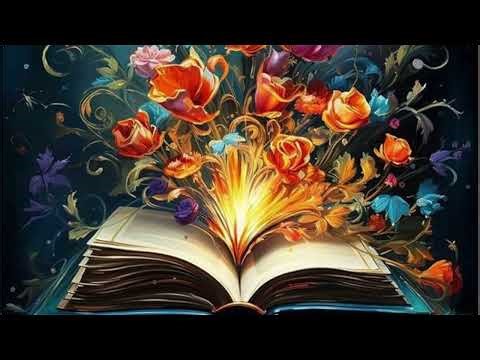 15 Minute Relaxing Music Loop 🌸 Magical Book & Blooming Flowers | Calm Background Music