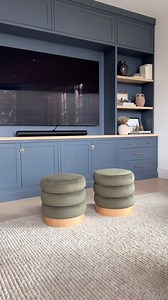 💫 Comment GREEN and I’ll send the links for the ottomans to your DM 🚨 5% sale if you sign up for @target circle this week The cutest ottomans! Such a unique shape and color. Since green is all the rage currently these are a fun addition to your home. #livingroomdecor #homedecor #stylingideas #paidlink #targetpartner | LHK Interiors - Live Laugh Love Decorate