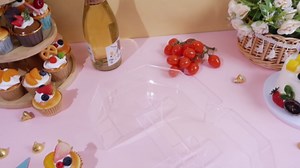 Mifoci 14. 2'' Large Acrylic Fillable Number Candy Box with Lid Display Fillable Candy Container Charcuterie Box for Birthday Party Anniversaries(Number 3)