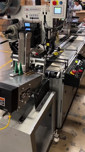 Our RFID print & apply machine with hologram applicator is so cool! This is a custom machine you wont find anywhere else in the world.#screenprinting #apparel ##embroidery #clothing #manufacturing #merch #usa #impressdesigns #impress #tshirts