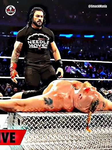 🔥 Roman Reigns vs Brock Lesnar The Most Brutal WWE Rivalry Ever! #wwe #romanreigns #brocklesnar