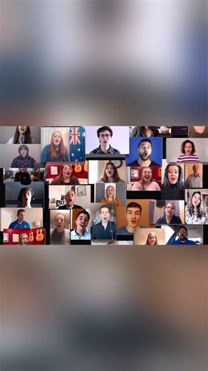 Should we do another virtual choir like this? 🤔 #choir #acapella #broadway #voctave