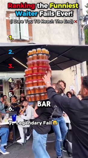 Ranking Best Funniest Waiter Fails 😂👎
